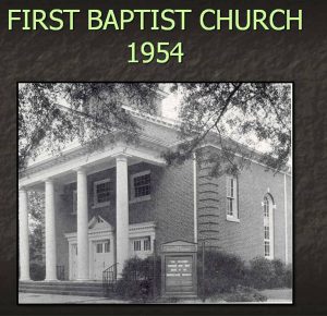 First Baptist Church 1954
