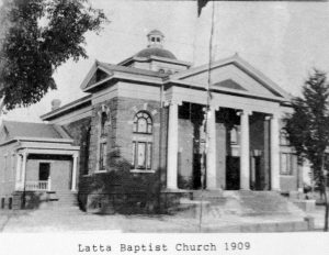 Latta Baptist Church 1909