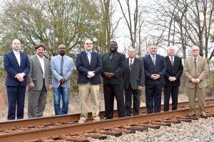 County Attorney Alan Berry, Interim County Administrator Rodney Berry, Council members Randy Goings, Robbie Coward, Archie Scott, Bobby Moody, Stevie Grice, T.F. "Buzzy" Finklea, Jr., and Harold Moody