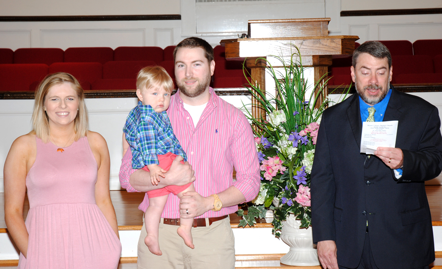 Baby Dedication at Mount Calvary Baptist Church